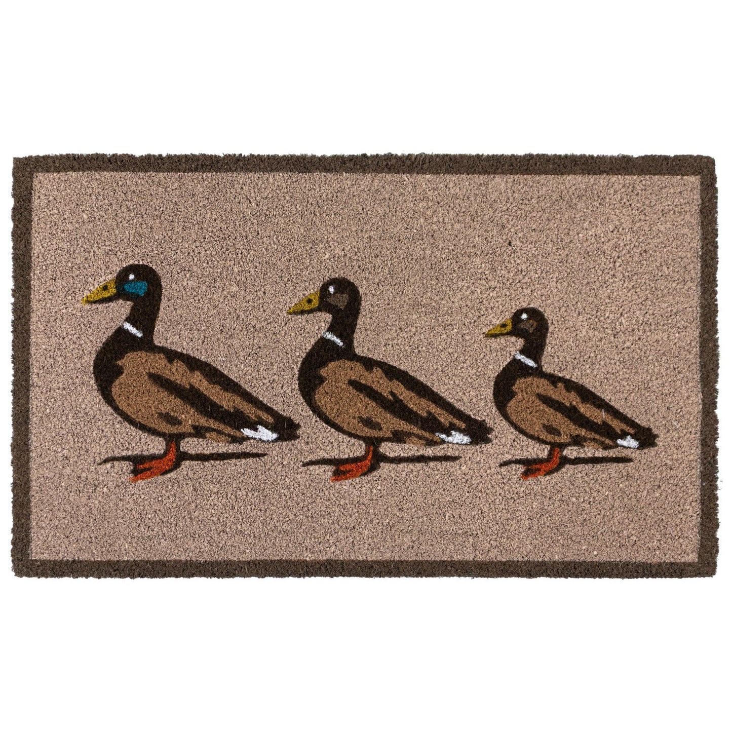 JVL Eco Friendly Ducks Door Mat 45 x 75cm
