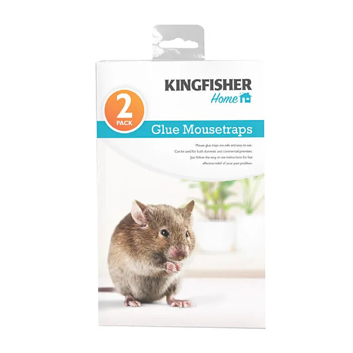Kingfisher Mouse Glue Traps 2 Pack