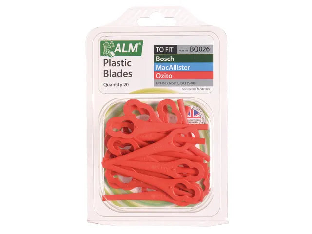 ALM BQ026 Plastic Blades 20 Pack