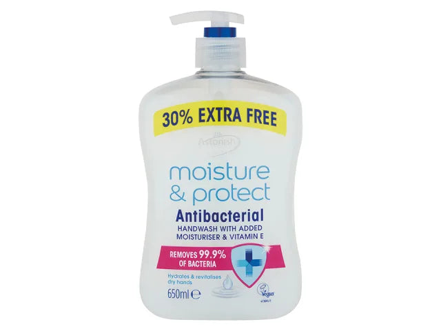 Astonish Antibacterial Handwash Moisture & Protect 600ml