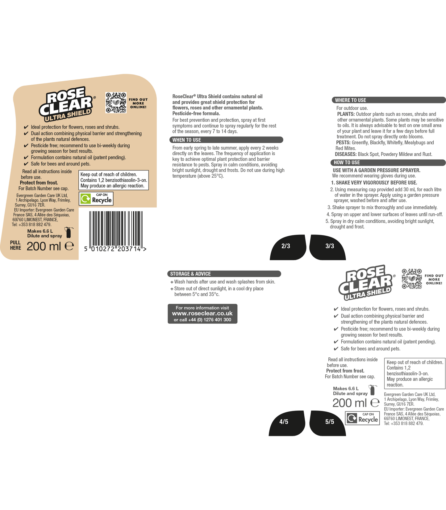 Rose Clear Ultra Concentrate 200ml