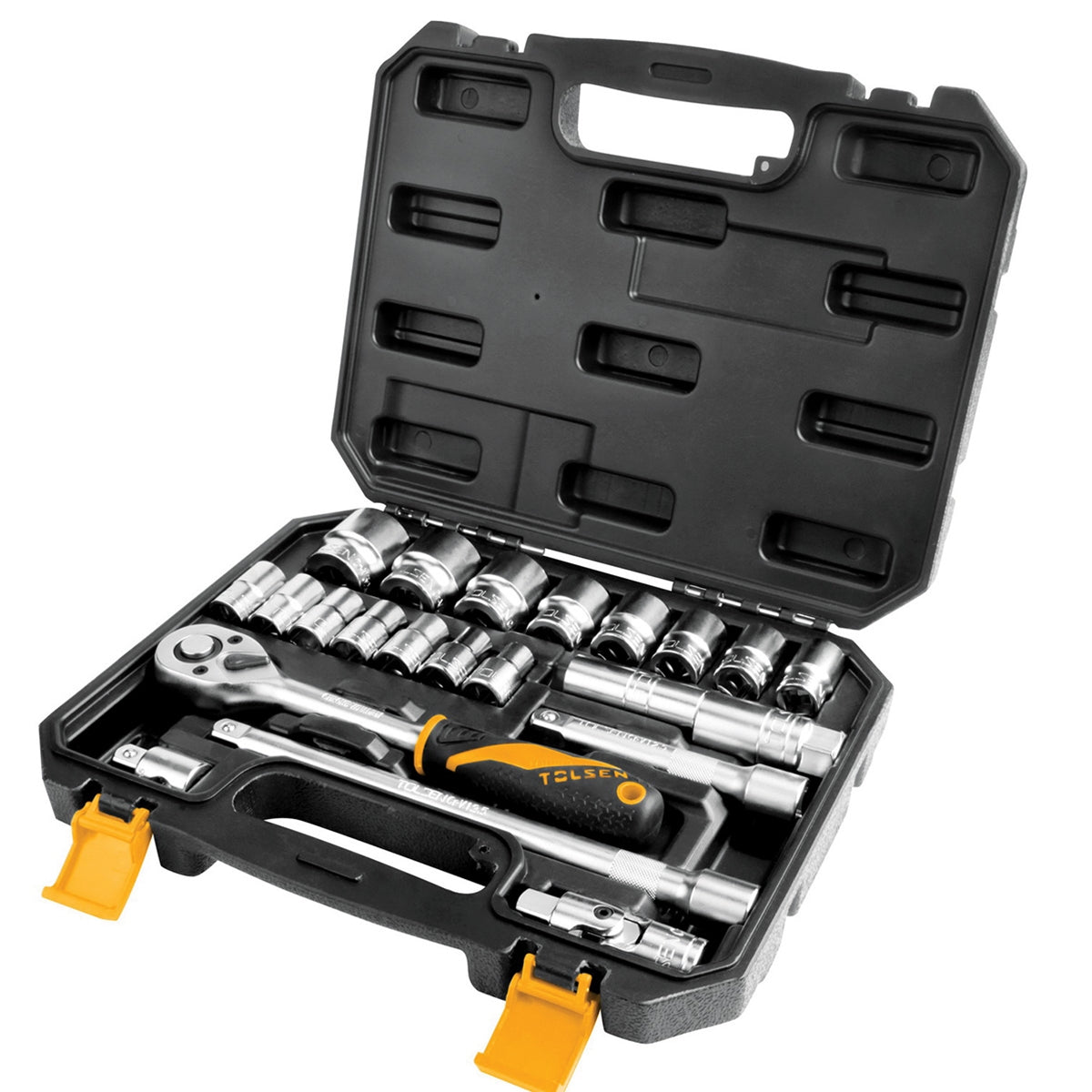 Tolsen 15139 22 Piece 1/2" Socket Set