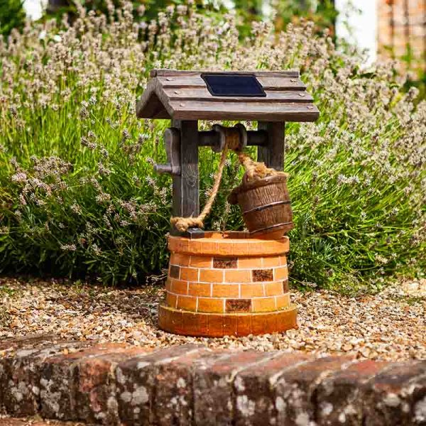 Smart Solar Wishing Well Water Feature