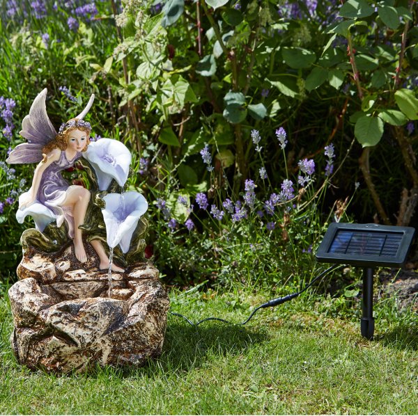 Smart Solar Liliana Cascade Fountain