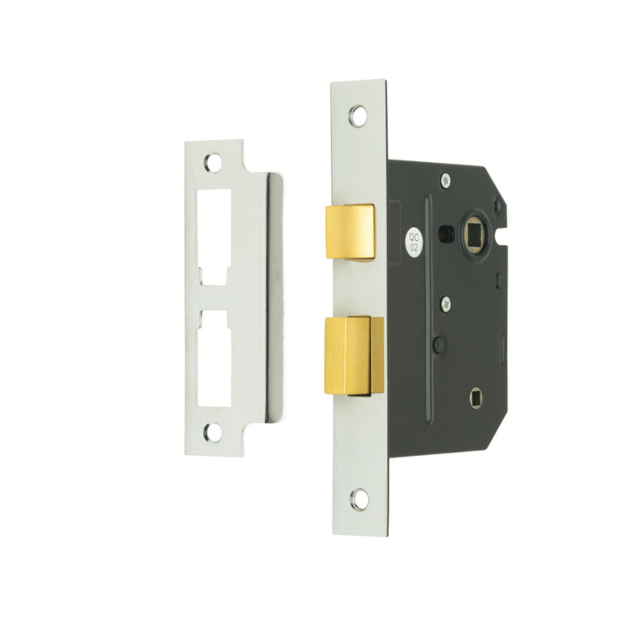 Sterling MLB330 3" Mortice Bathroom Lock Chrome