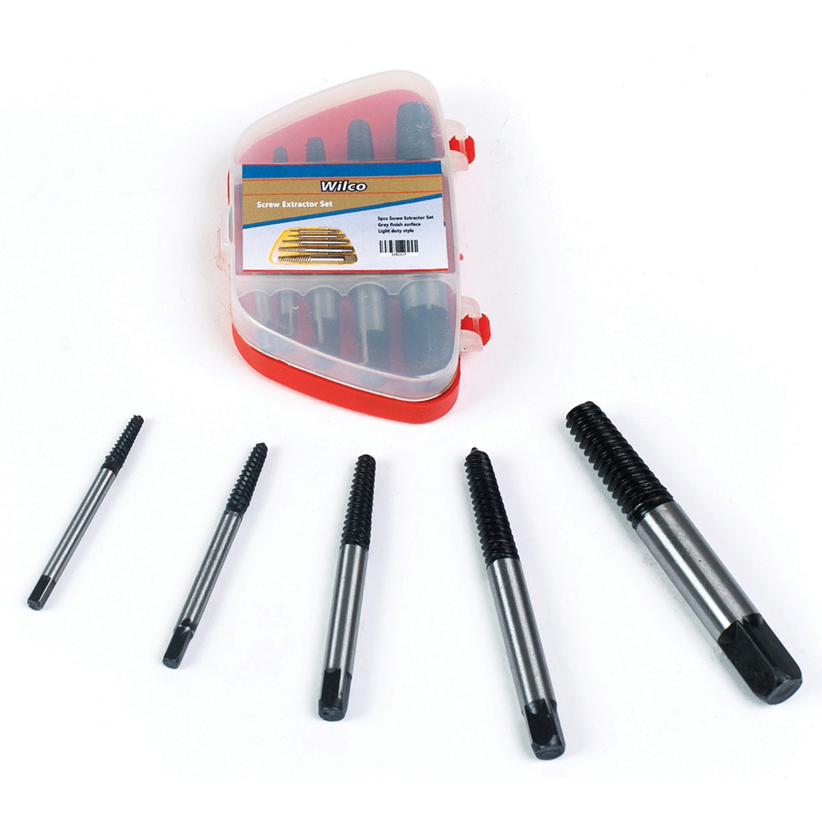 Wilco 5 Piece Screw Extractor Set