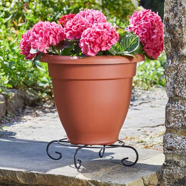 Smart Garden 25cm Black Flower Pot Stand