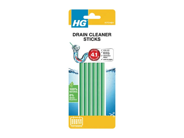 HG Drain Cleaning Sticks 6 Pack
