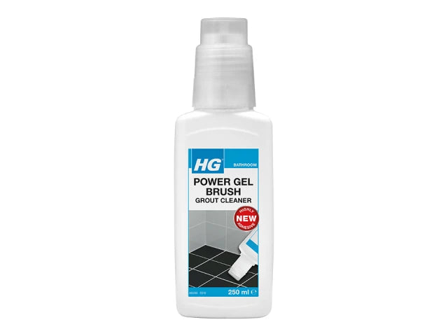 HG Power Gel Brush On Grout Cleaner 250ml