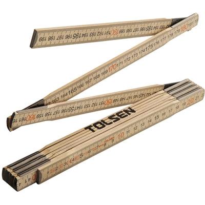 Tolsen 35046 Wood Folding Ruler 2M