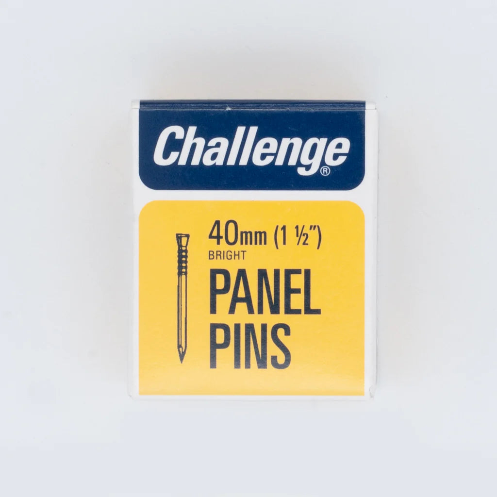 Challenge 40mm Bright Panel Pins 40g