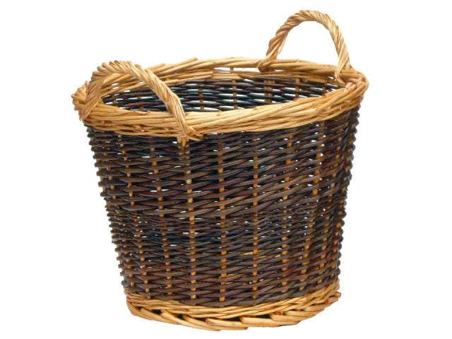 Manor Log Basket Duo Tone 37cm