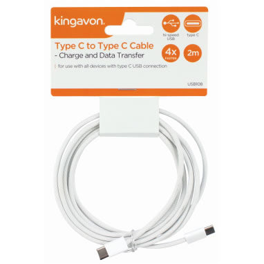 Kingavon USB104 USB C to USB C 1m Charging Cable
