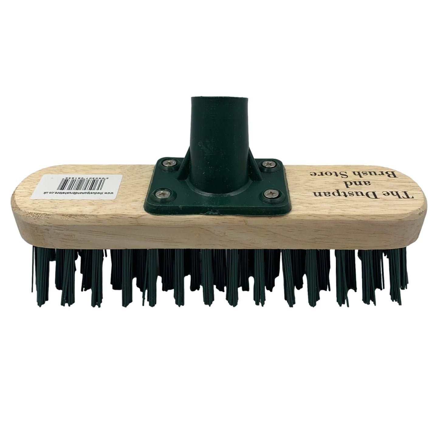 Newman & Cole 9" Extra Stiff Deck Scrubber Brush Head with Bracket