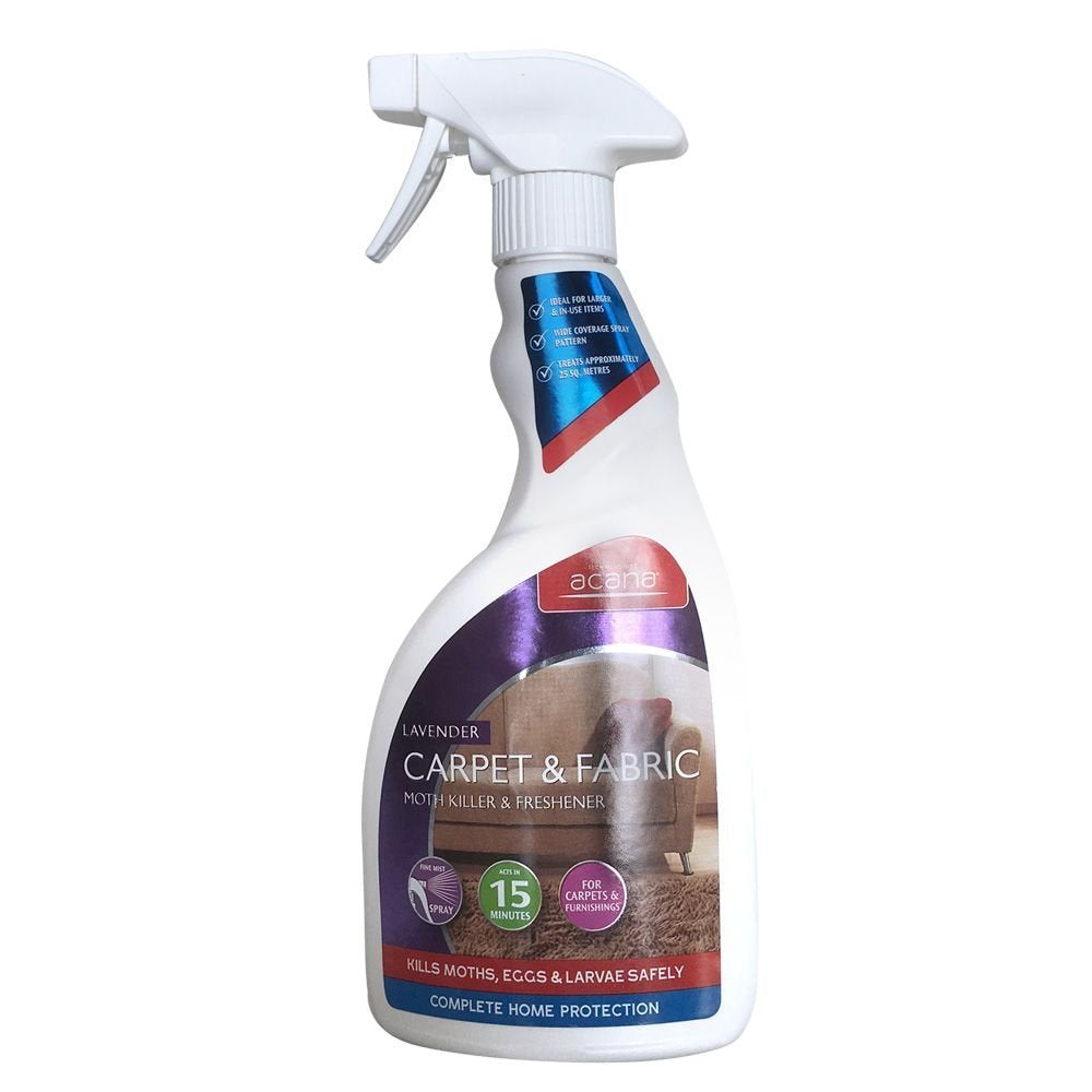 Acana Lavender Carpet & Fabric Moth Killer & Freshener Spray 500ml