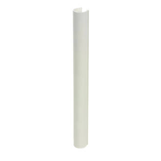 White Radiator Pipe Covers 200mm