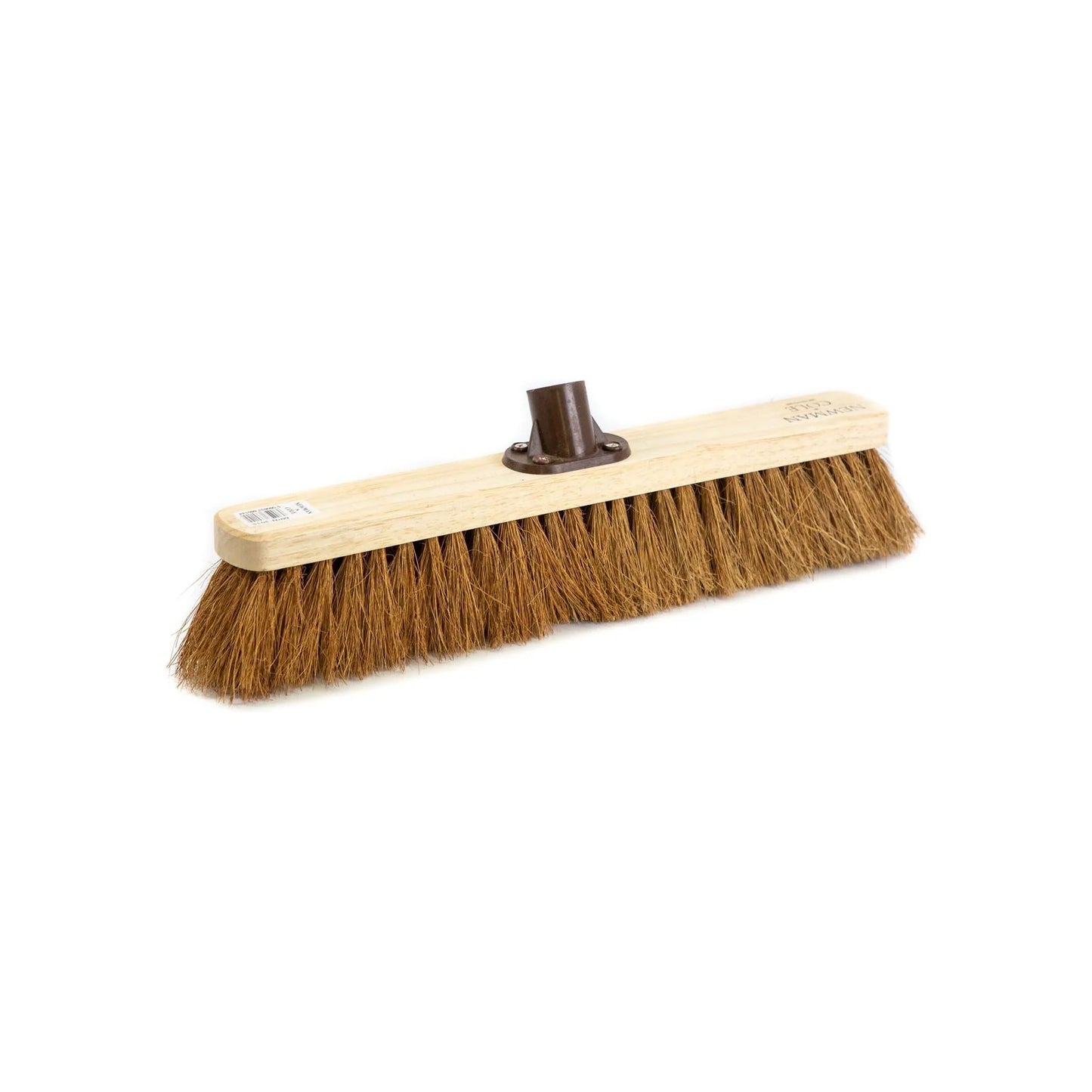 Newman and Cole 18" Natural Soft Coco Broom Head with Plastic Socket
