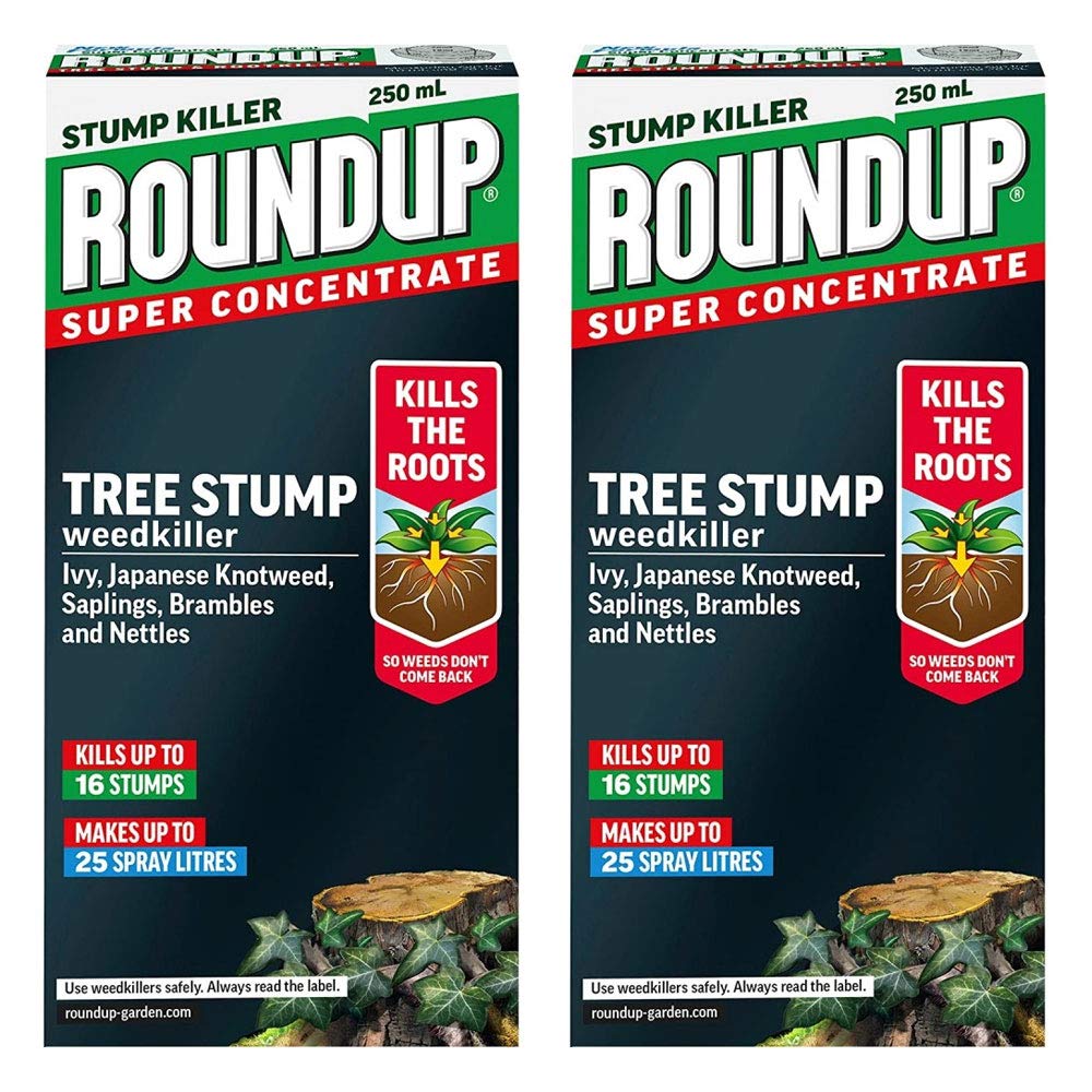 Roundup Concentrate Tree Stump Weedkiller 250ml - 2 Pack