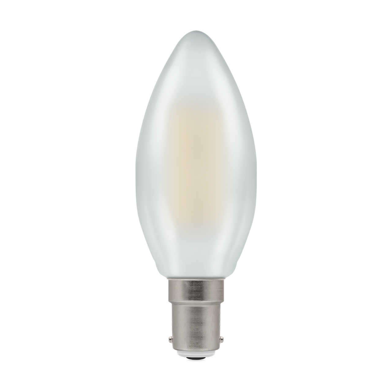 Crompton LED Dimmable Clear SBC 40W Candle Warm White Bulb