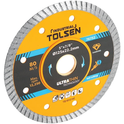 Tolsen 76751 Ultra Thin Diamond Cutting Disc 115mm