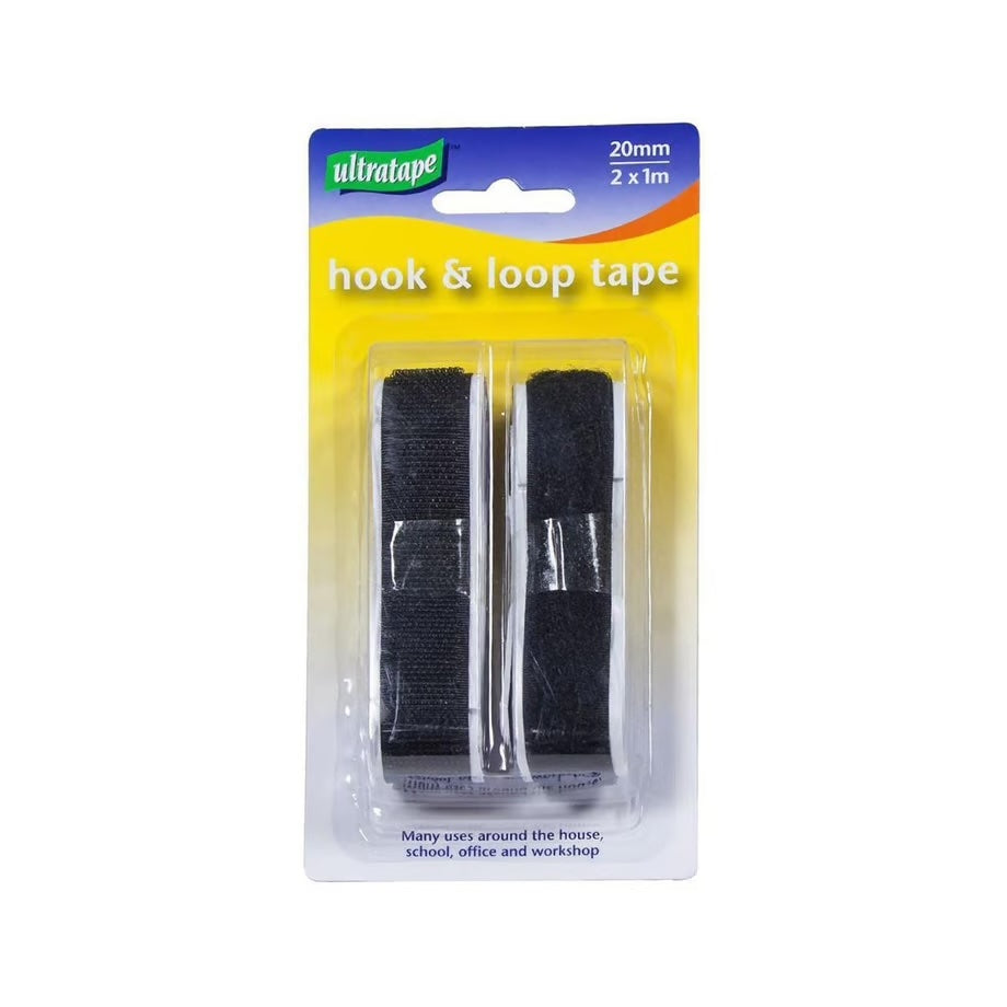 Ultratape Black Hook & Loop Tape