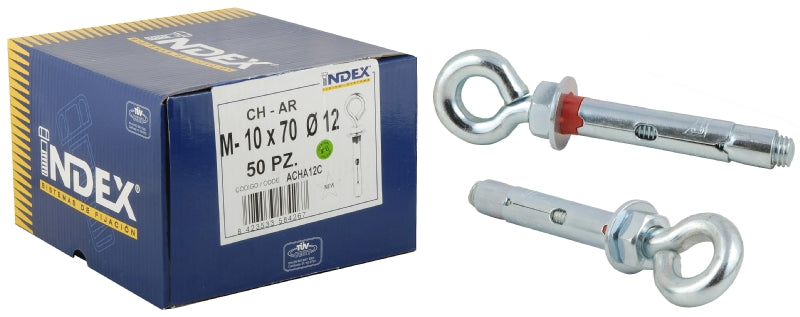 Index M8 x 60mm Eyebolts