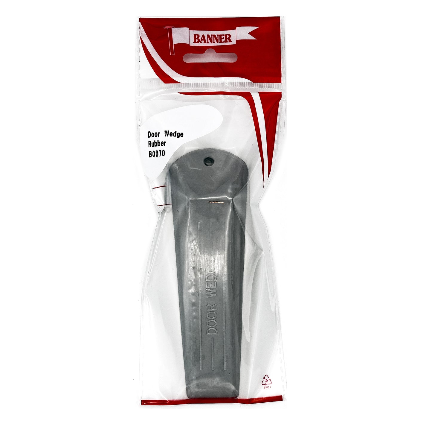 Banner Grey Rubber Door Wedge