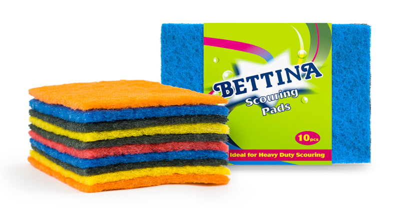 Bettina Flat Scouring Pads 10 Pack