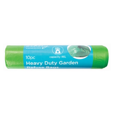 Ashley BB303 Heavy Duty Green Garden Refuse Bags 10 Pack