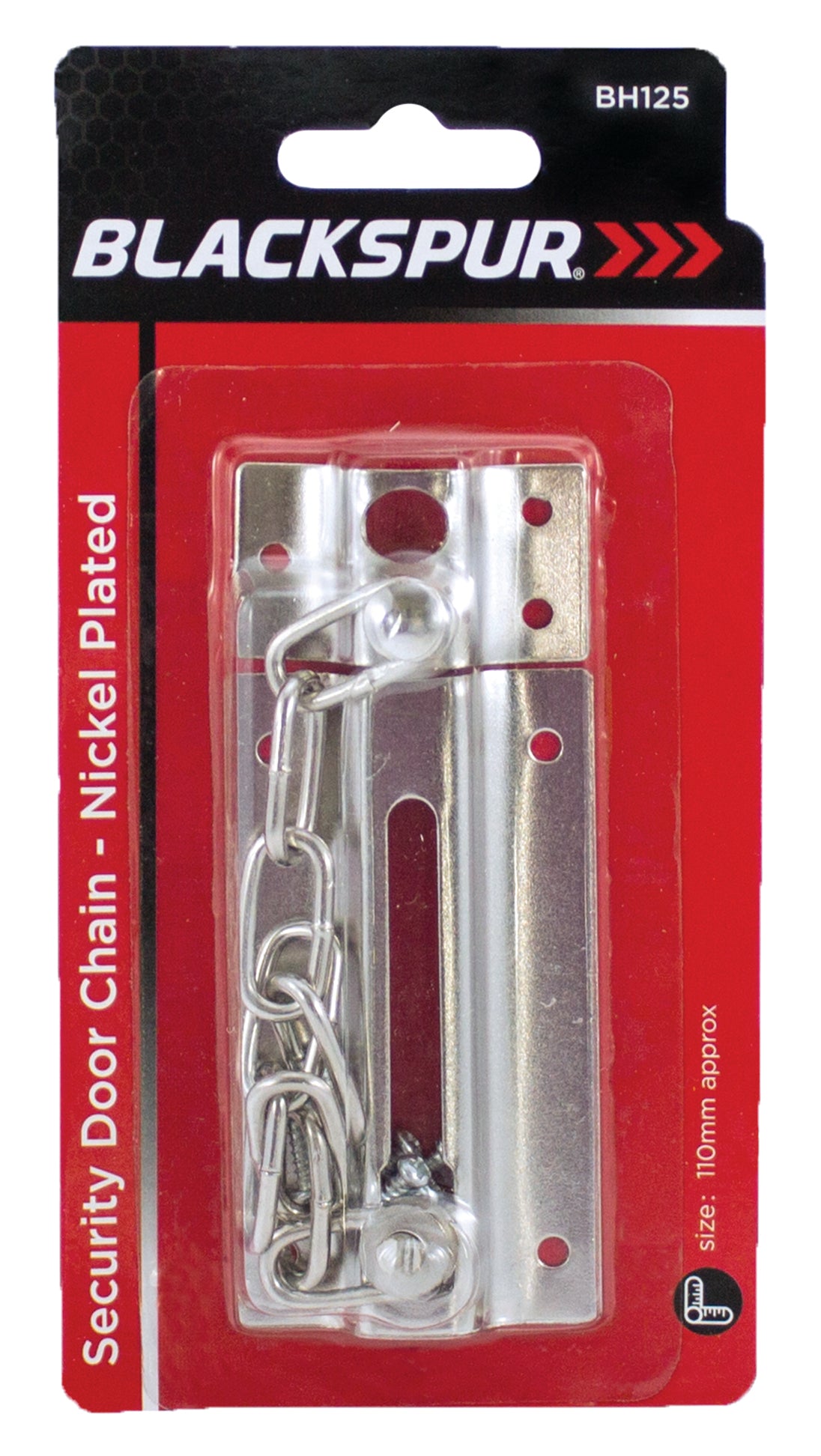 Blackspur BH125 Chrome Security Door Chain