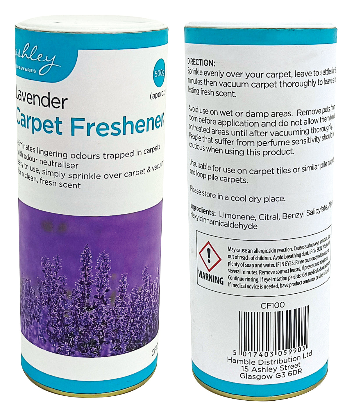 Ashley CF100 Lavender Scented Carpet Freshener
