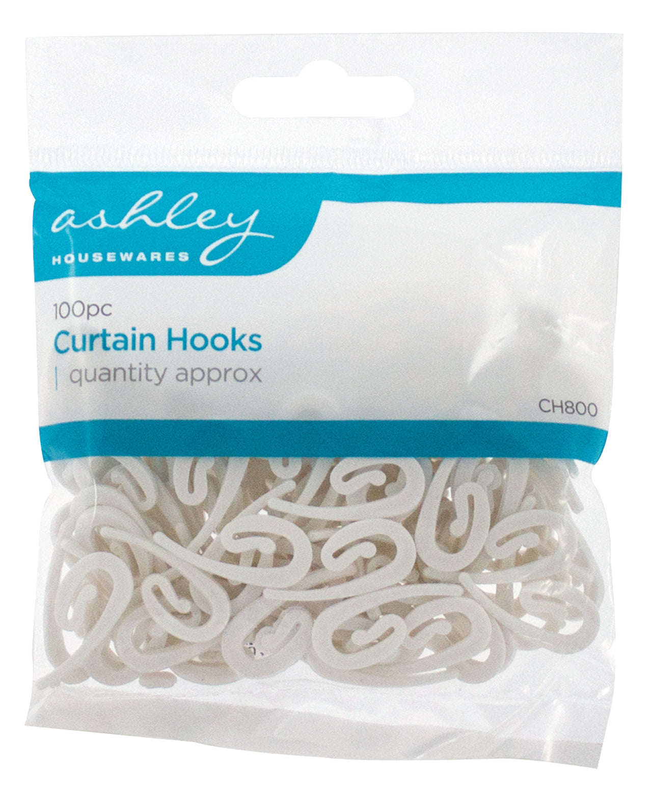 Ashley CH800 Curtain Hooks 100 Pack