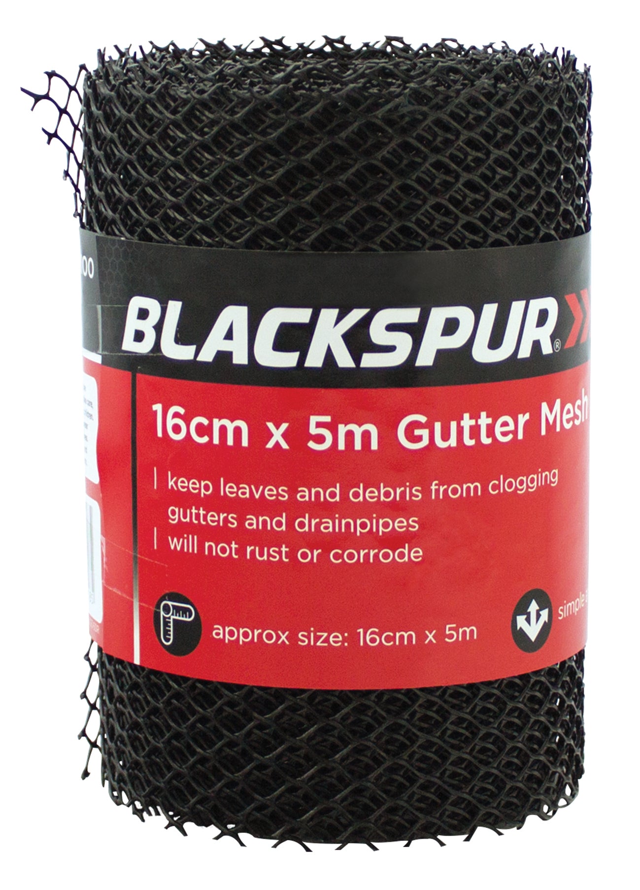 Blackspur GM100 16cm x 5m Gutter Mesh