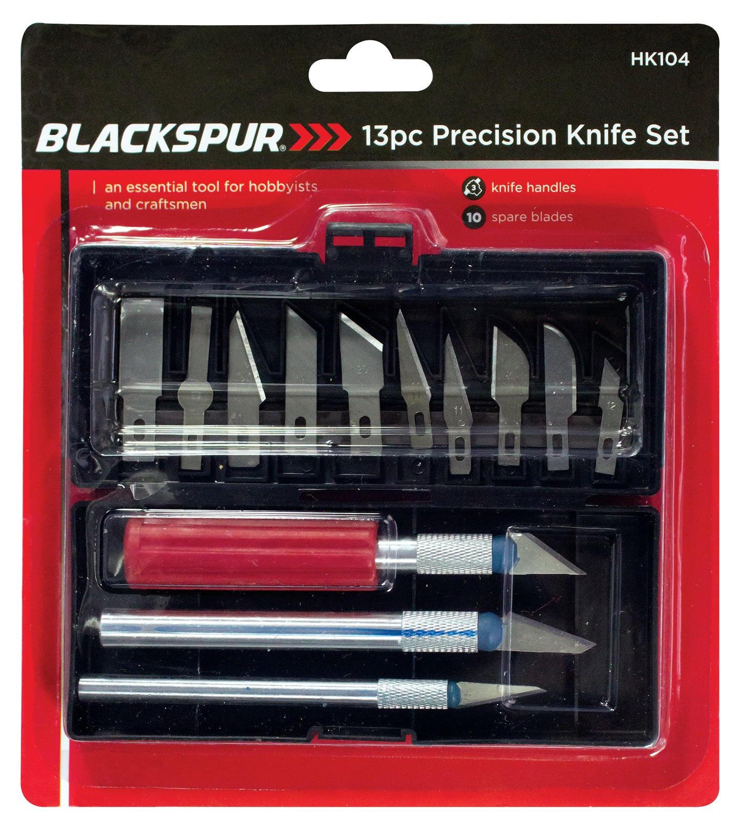 Blackspur 13 Piece Precision Knife Set
