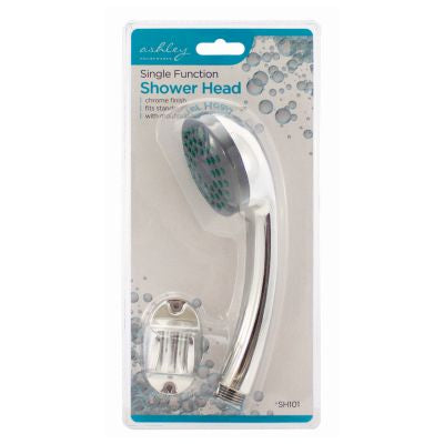 Ashley Single Function Chrome Finish Shower Head