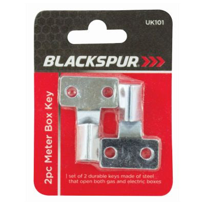 Blackspur UK101 Meter Box Key 2 Pack