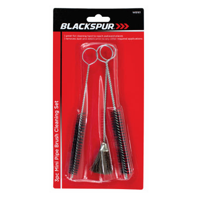 Blackspur WB161 3 Piece Mini Pipe Brush Cleaning Set