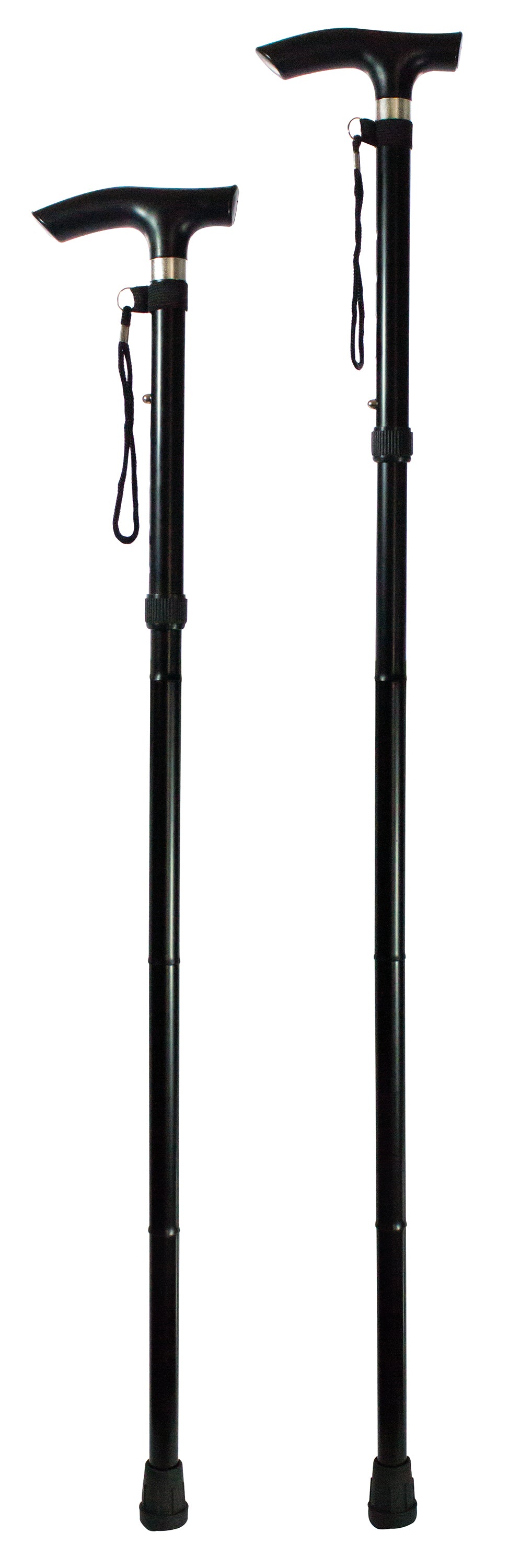Ashley WS200 Black Adjustable Folding Walking Stick