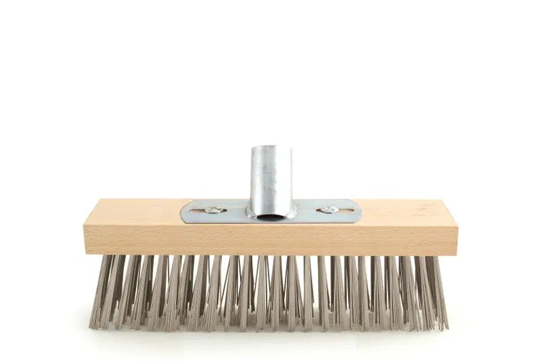 12" Heavy Duty Metal Bristle Wire Sweeping Brush Head