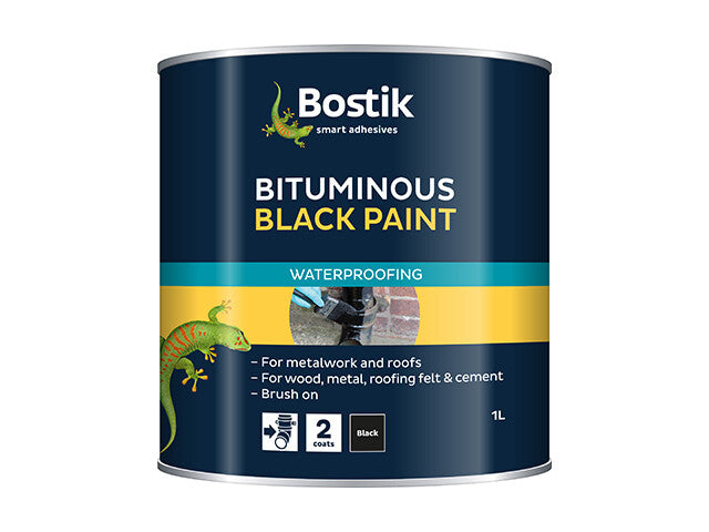 Bostik Bituminous Black Paint 2.5L