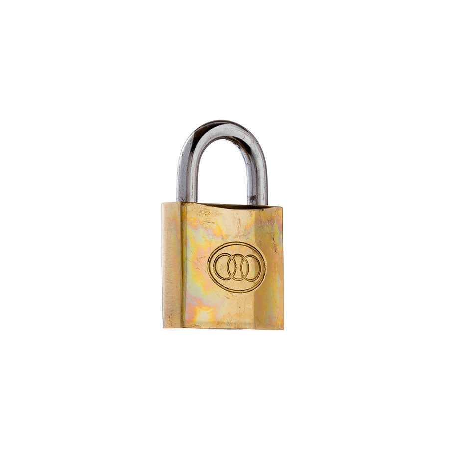 Tri Circle Brass Padlock 25mm