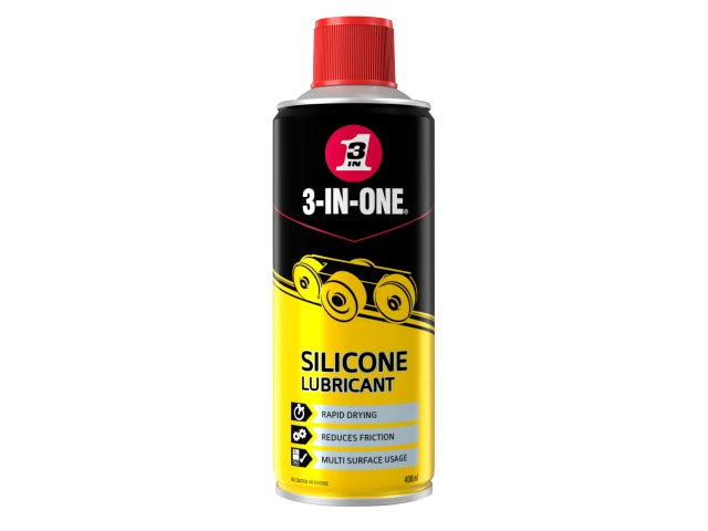 3 in One Silicone Spray Lubricant 400ml