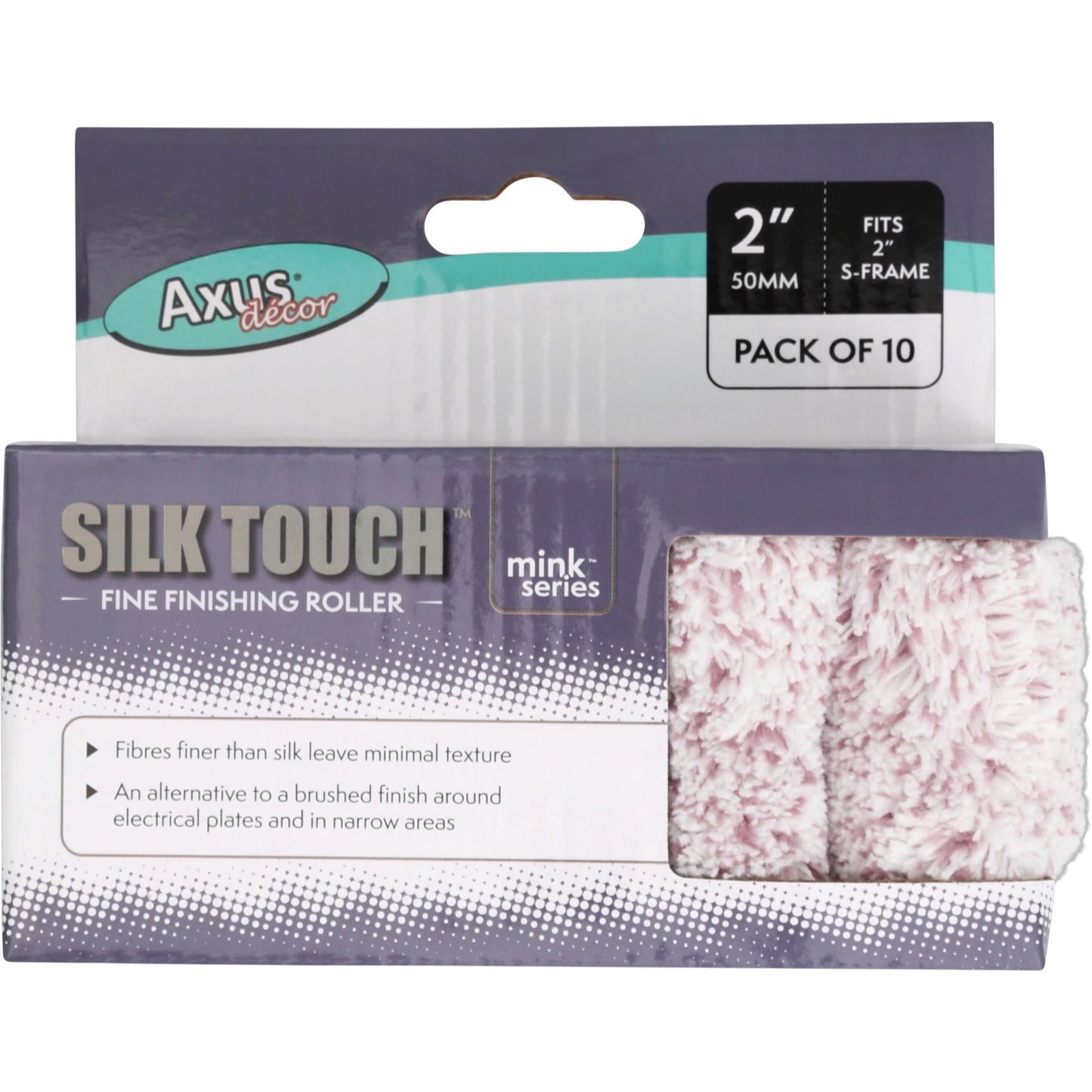 Axus Decor Silk Touch 2" Roller Sleeves 10 Pack