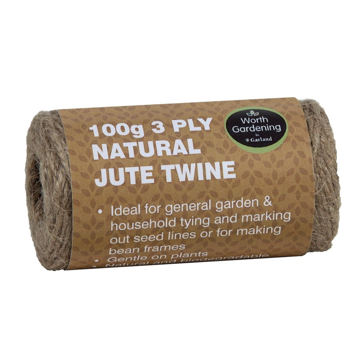 Garland W0553 100g 3 Ply Natural Jute Twine