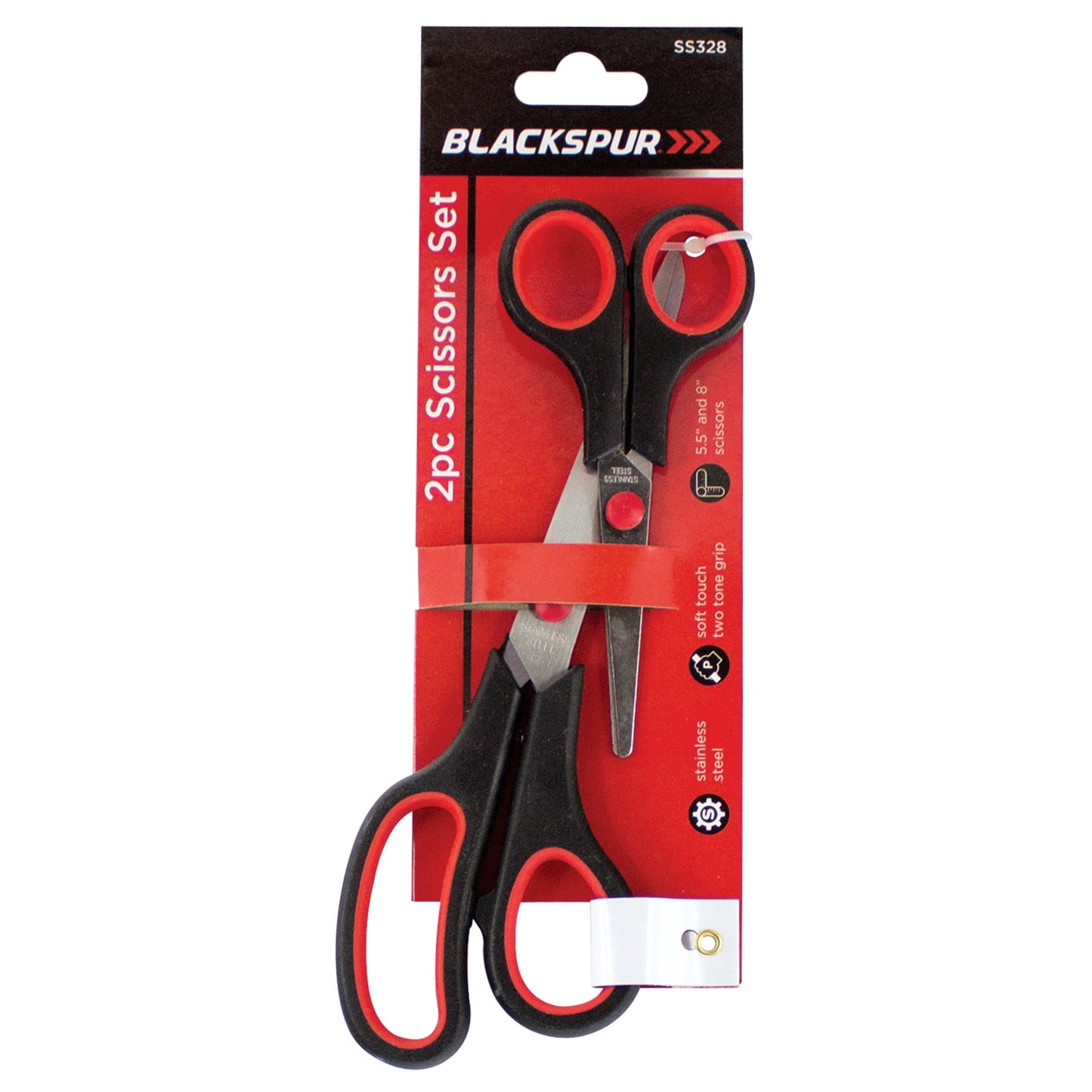 Blackspur SS328 2 Piece Scissors Set