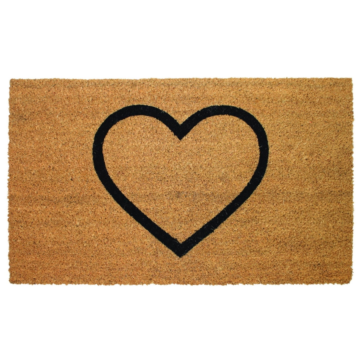 Likewise Coir Mat Heart Design 75 x 45cm