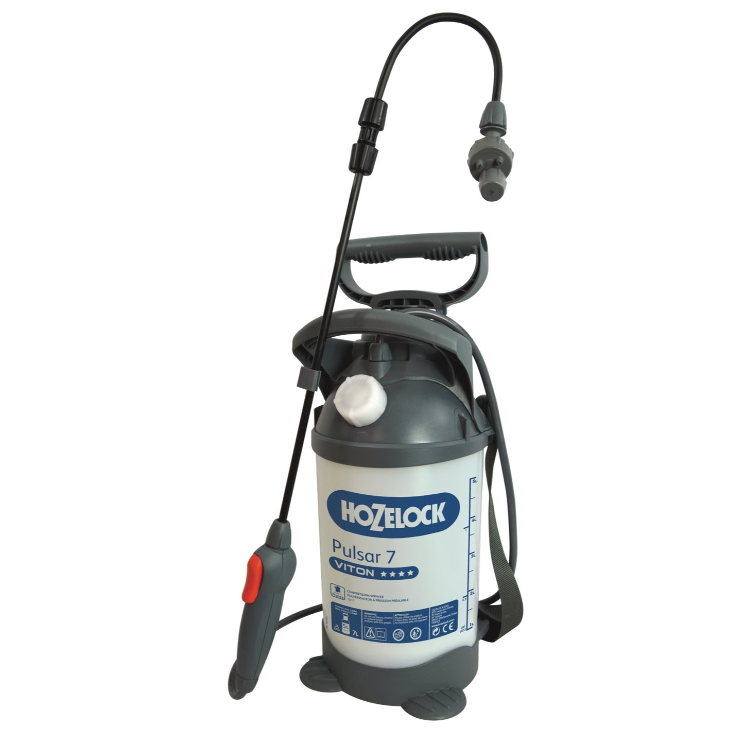 Hozelock 5311 Pulsar Viton Pressure Sprayer 7L - Compatible with Red Label