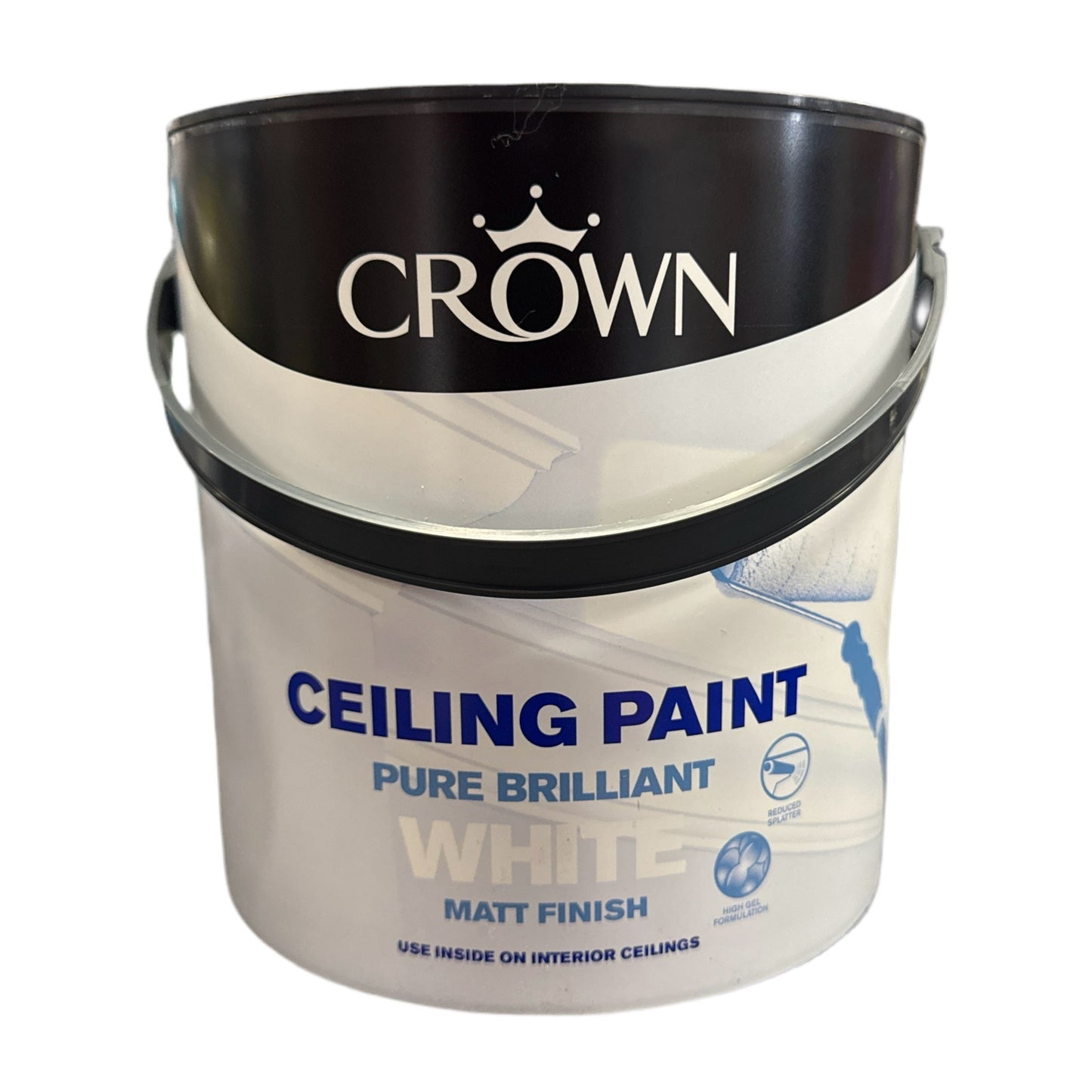 Crown Ceiling Paint Pure Brilliant White 2.5L