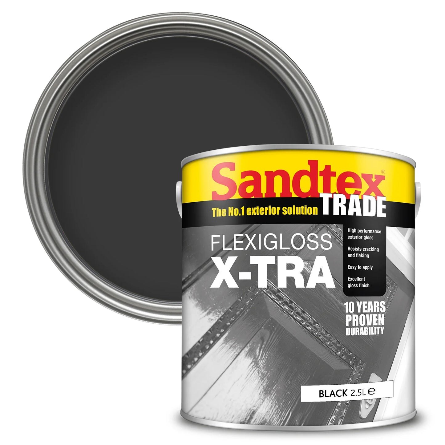 Sandtex Trade Flexigloss X-tra Black 2.5L