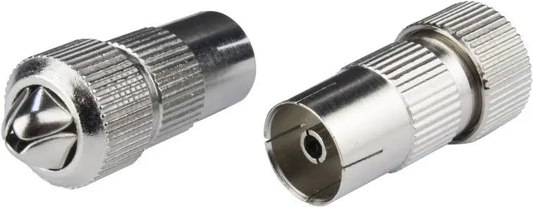 Dencon Female Coax Connectors 2 Pack